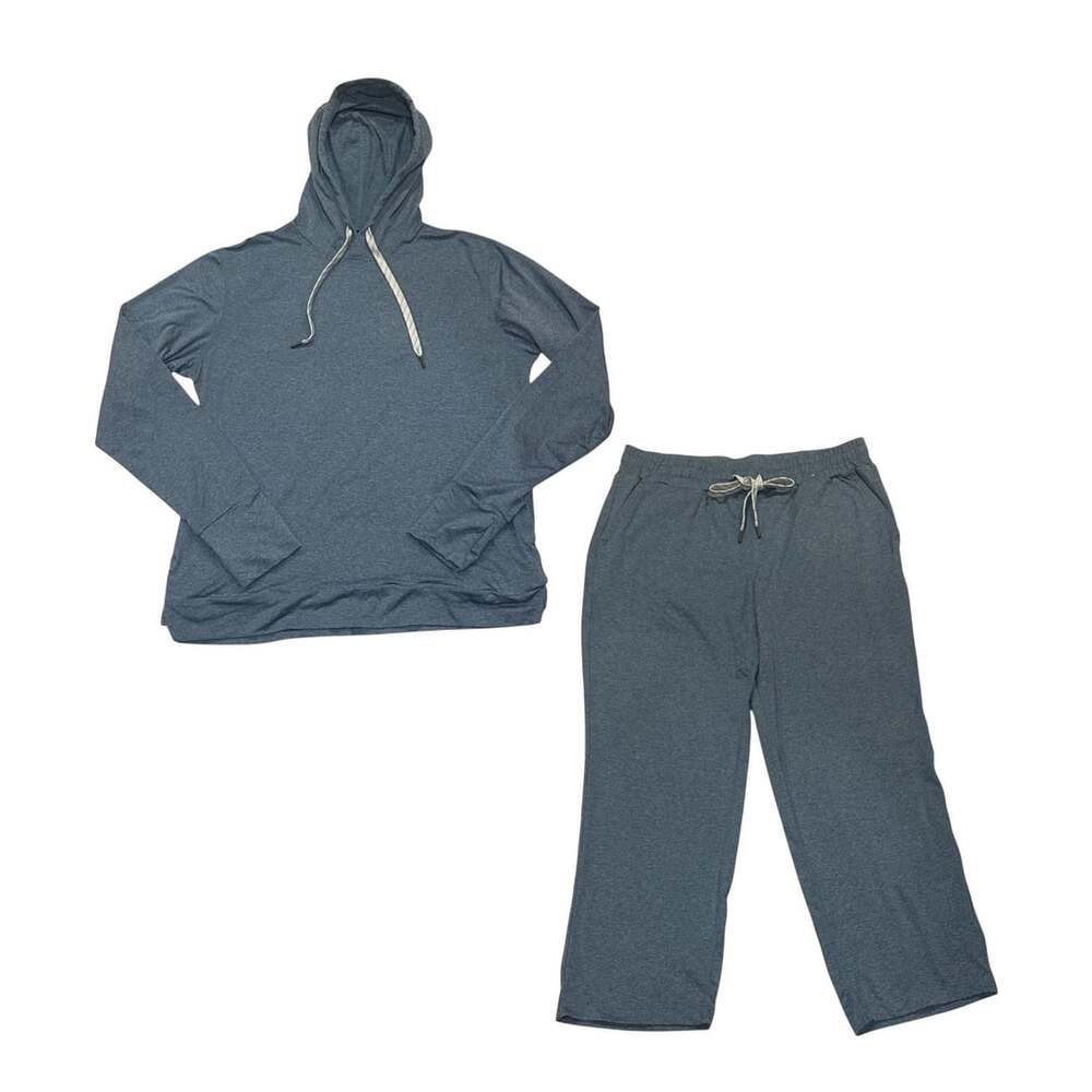 Kirkland Signature Hoodie And Pants Set Size Medium Blue